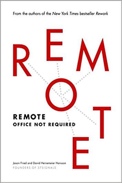 Remote by David Heinemeier - Book Cover