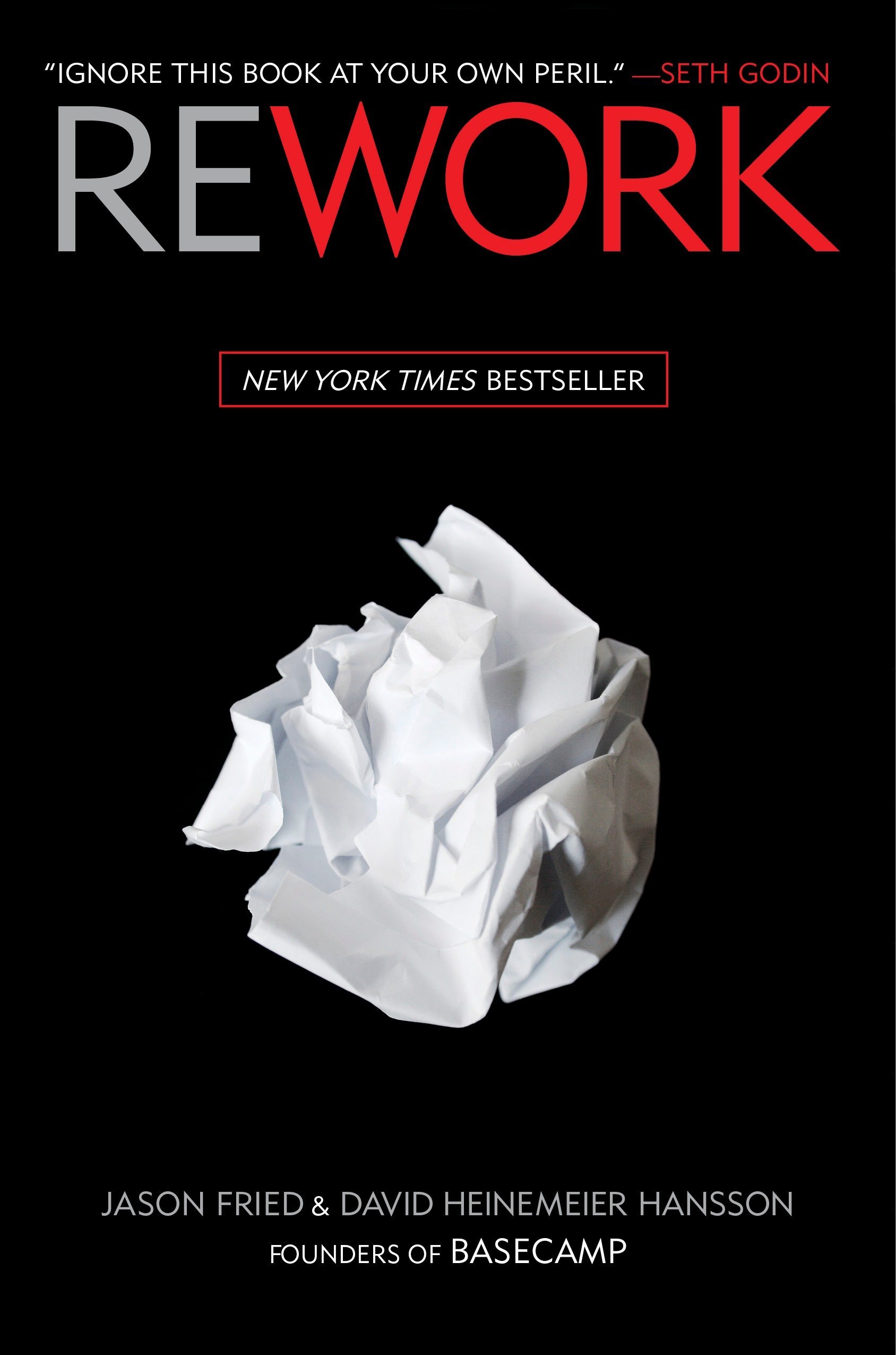 Rework by David Heinemeier - Book Cover