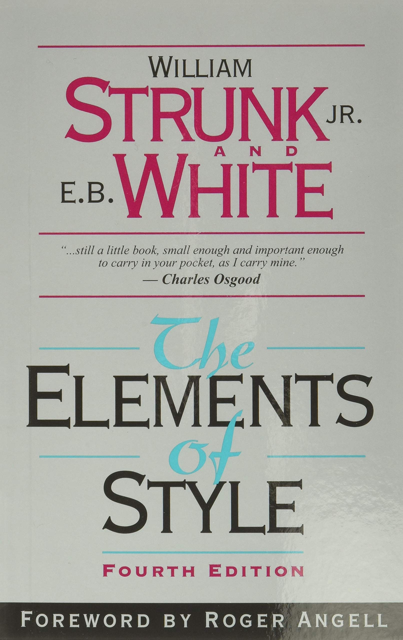 The Elements of Style by William - Book Cover