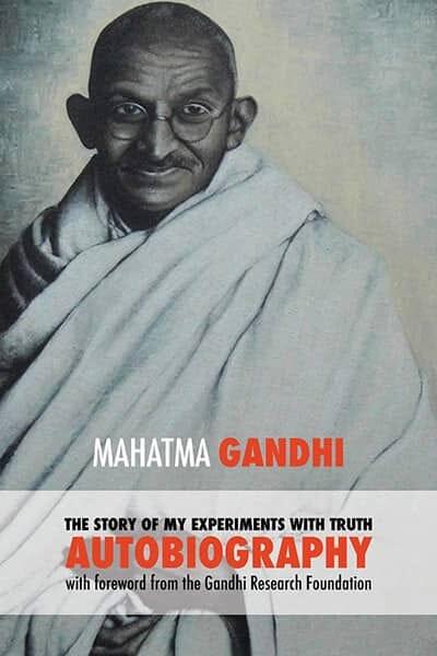 The Story of My Experiments with Truth by Mahatma - Book Cover